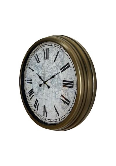Büro Ev Ofis Hediyesi İçin 40cm Eskitme Retro Metal Duvar Saati Diğer