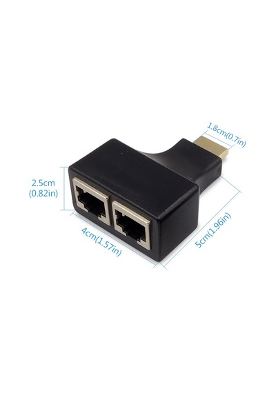 Rj45 Ethernet Üzerinden Hdmi Hat Uzatma Aparatı Extender Cat5E6