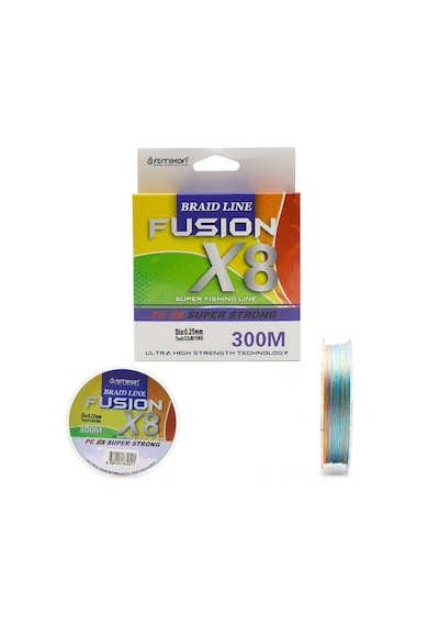Remixon Fusion 300M 8x Multi Color İp Misina - 0,25mm