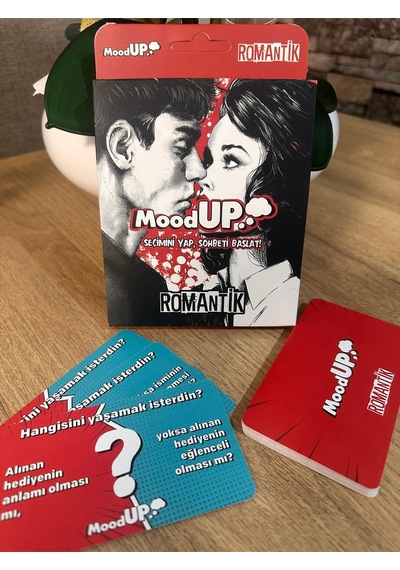 Moodup Romantik Kart Oyunu 40 Adet Çiftler İçin Soru Ve Konu Açıcı Kartlar