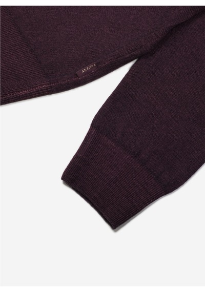 At.p.co Bisiklet Yaka Slim Fit Bordo Erkek Kazak A274s40res-