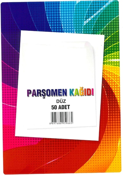 50'li Parşomen Kağıdı - Çizgisiz 60Gr