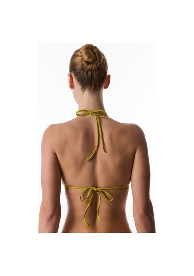 Penti Yeşil Emilia Frill Üçgen Bikini Üstü