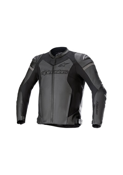 Alpinestars GP Force AF Deri Korumalı Yazlık Motosiklet Montu Siyah