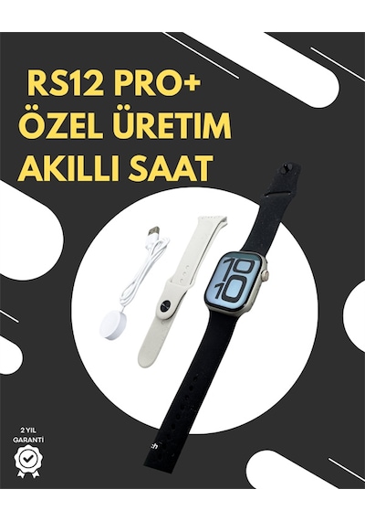 Rs12 Pro+ 2025 Serisi Garantili Özel Üretim Akıllı Saat Amoled Ekran, Gps, 2gb Hafıza, Sesli Görüşme, Uzun Şarj Süresi