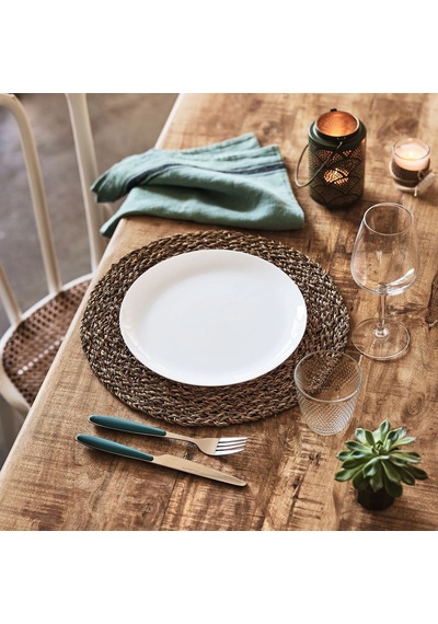 Dıwalı Beyaz Servis Tabağı 25 Cm 6lı Set