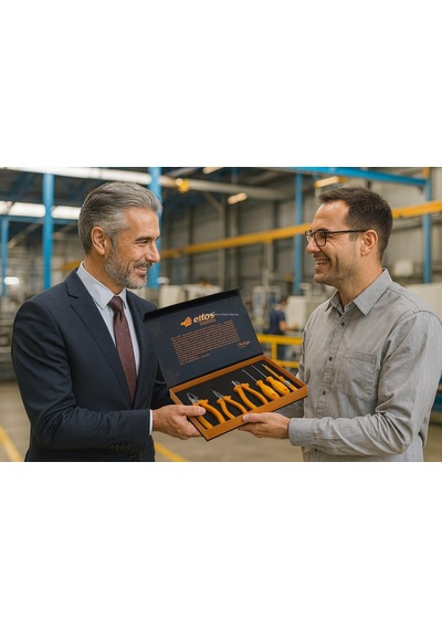 Eltos Premium Set, 6 Parça, Profesyonel El Aletleri, Yüksek Kaliteli, Pense, Yan Keski, Kargaburnu, Düz Tornavida, Yıldız Tornavida, Kontrol Kalemi, Ergonomik Saplı, Kutulu Set, Özel Seri