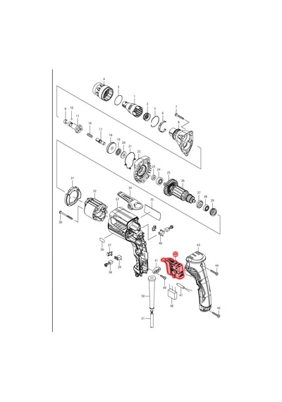 Makita FS4000 Şalter Tetik Switch Ürün Kodu 650614-1