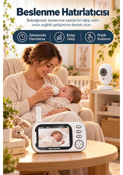 Harvox Bc-001 Bebek Kamerası Lcd Ekranlı Gece Görüşlü Bebek Telsizi Bebek Odası Kamerası Monitörü Beyaz Harvox Bc-001 Bebek Kamerası Lcd Ekranlı Gece Görüşlü Bebek Telsizi Bebek Odası Kamerası Monitörü Beyaz