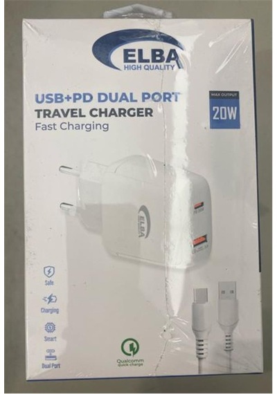 Elb44 Elba 20w 2li Pd+usb Type-c Set