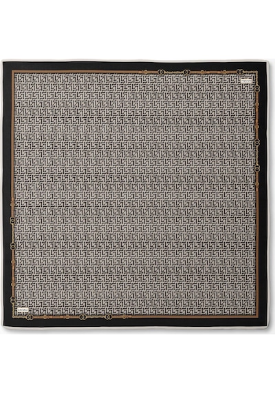 Levidor Twill İpek Eşarp-0940 Siyah-taş