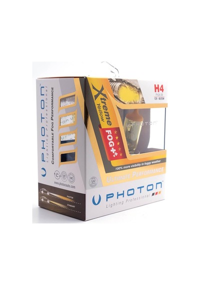 Photon H4 12v 60/55w Xtreme  Yellow