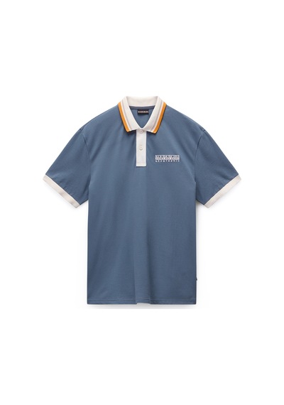 Napapijri Açık Mavi Erkek Relaxed Fit T-shirt Np0a4ılyg1y1-e-murlo Ss Gri