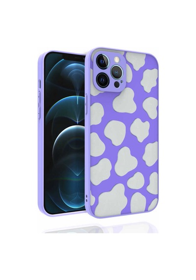 Zore İphone 12 Pro Max Uyumlu Desenli Kamera Korumalı Parlak Ogaa Nora Kılıf-no6