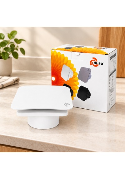 120 Mm Plastik Banyo Tuvalet Aspiratörü 16w 80m³/h