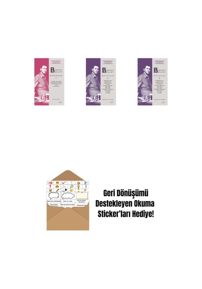 Bertolt Brecht - Bütün Oyunları 5 + Bertolt Brecht - Bütün Oyunları 3 + Bertolt Brecht - Bütün Oyunları 3 Ciltli + Okuma Sticker'ları