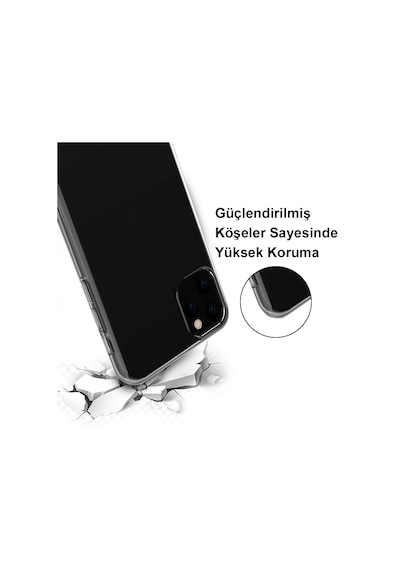 Apple Uyumlu iPhone 5S Kılıf 1mm Şeffaf Silikon Kılıf