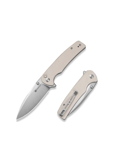 Sencut Sachse Ivory G10 Handle Satin Finished 9cr18mov Blade Çakı Beyaz