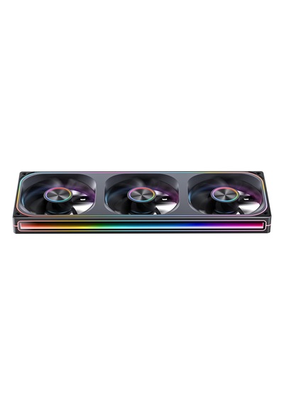 Za-360br Ters Pc Kasa Fanı, Hepsi 3 Bir Arada, 3x120mm 3pin Argb Fanlı Tek Çerçeve Ünitesi, Standart
