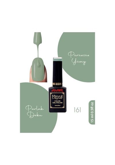 Adanil 15 ML Misyul Profesyonel Kalıcı Oje No:161