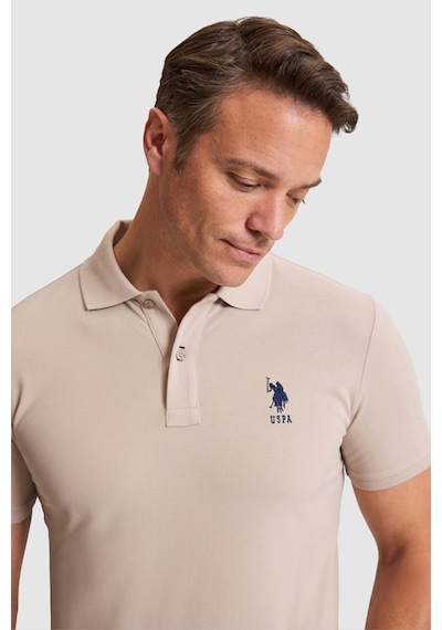 U.s. Polo Assn. Erkek Taş Tişört Basic 50326920-vr049 Taş Rengi