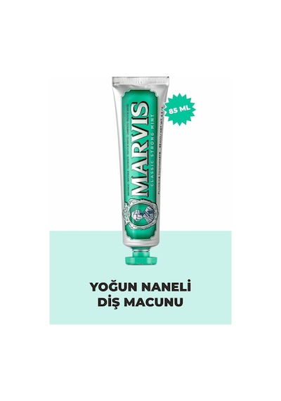 Marvis Classic Strong Mint Diş Macunu 85 ML