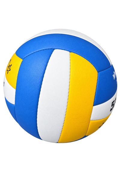 Katze Kt6000 Voleybol Topu El Dikişli Mavi Beyaz Sarı - Mavi - Beyaz