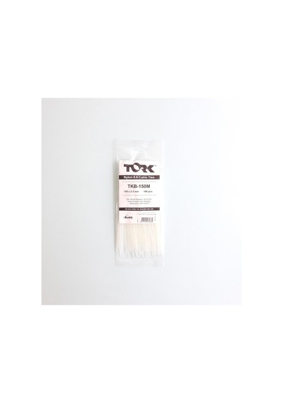 Tork Beyaz Kablo Bağı 2,5X150