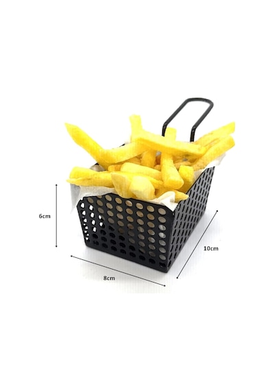 Mini Patateslik, Firütöz Sepeti, Patates Kızartma Sunum Sepeti, Cafe, Restaurant Burger Sunum, Servis Ekipmanı Model Diğer