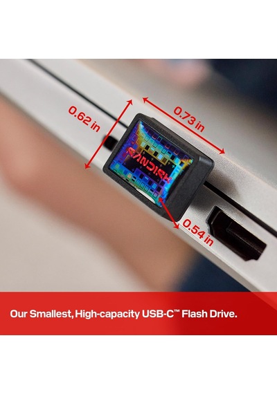 Sandisk Ultra Fit 256gb Sdcz530-256g-g46 400mb/s Type-c Flash Bel