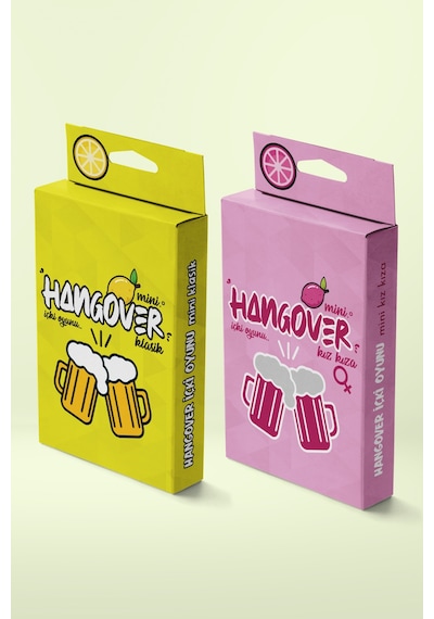 Mini Hangover 2li Set - Klasik Ve Kız Kıza İçki Oyunu