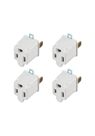 4 Paket 3 Tırnaklı 2 Çatallı Topraklı Çıkış Duvar Musluk Adaptörü Tek Çıkış Adaptörü Dönüştürücü Diğer