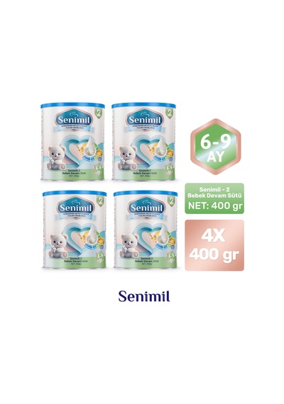 Senimil 2 Bebek Devam Sütü 400 G 4 Adet