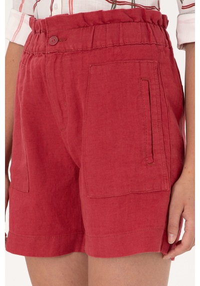 U.s. Polo Assn. Kadın Vişne Şort / Bermuda 50300655-vr223 Vişne