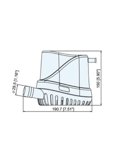 Tmc Otomatik Sintine Pompası 1500gph 24v