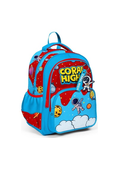 Coral High Astronot Uzay Desenli 3'lü Okul Çanta Seti 33245 Çok  Renkli