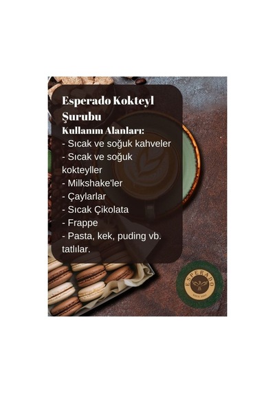 Esperado Şekersiz Kahve Şurubu Seti 2'li 250 Ml - Vanilya Ve Fındık Aromalı Sugar Free