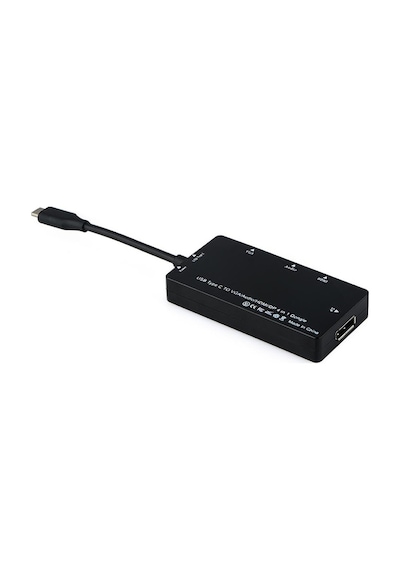 Usb 3.1 Type-C To Hdmi Vga Displayport Ses Combo Çevirici 4 In 1