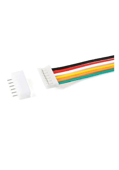 5 Adet 2mm 6 Pin Jst Ph Konnektör 10cm Kablolu