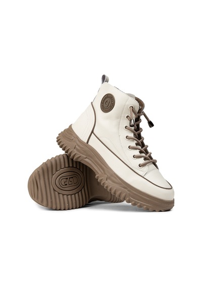 Deery Kadın Hakiki Deri Bej Sneaker Bot - 25310zbejc01 Bej