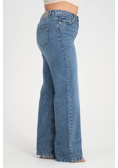 Lacarino 7652 Nita Kadın Jean Pantolon Blue