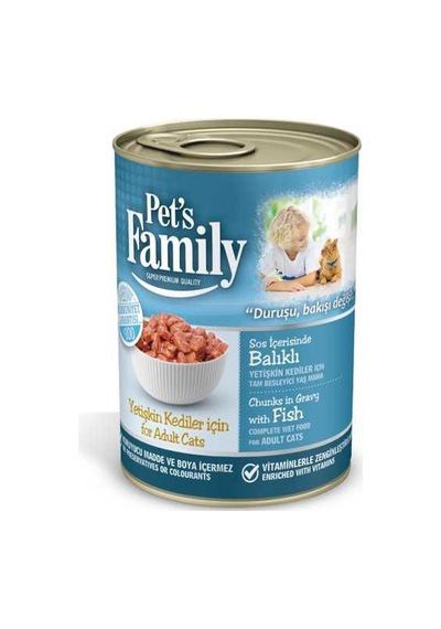 Kedi Konserve Balıklı 400gr 1 Adet