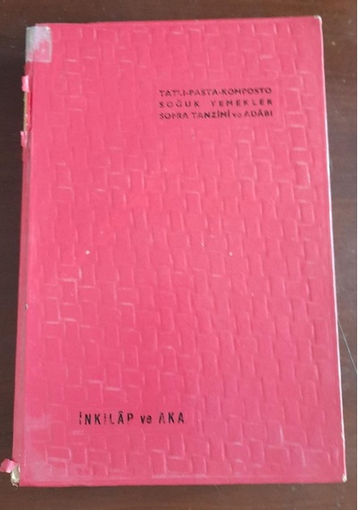 Tatlı Pasta Komposto Soğuk Yemekler Sofra Tanzimi ve Adabı