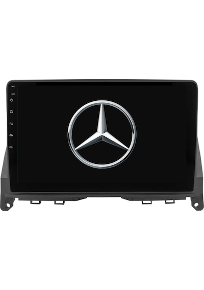 Mercedes W204 Araç Multimedya Android Ekran Carplay Navigasyon Double Teyp 2+32 9" 06-11 Black Blueway