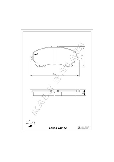 Kale 22065 167 14 Ans Kd11 Balata Ön Qashqaı Iı Suv-x-traıl Iıı-rogue Iı Suv 13 - 410601596r-d10604ca0a -