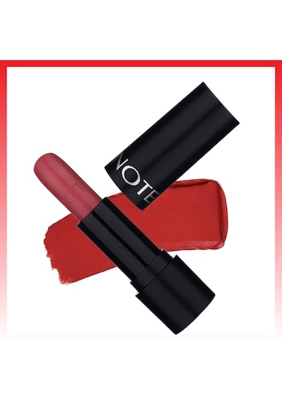 Note Cosmetics Deep Impact Lipstick 04 Terracotta Kremsi Dokulu Yarı Parlak Ruj, Kırmızı 00