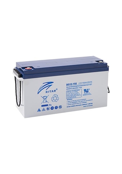 Ritar Dg12-150 12v 150ah Deep Cycle Jel Akü