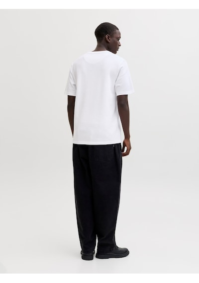 Jack & Jones Blaethan Logo Erkek Beyaz Tişört 12292340-bw
