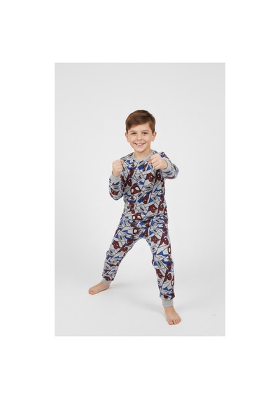 Free Beka Sevimli Karakter Desenli Bisiklet Yaka Çocuk Uzun Kollu Pamuklu Alt Üst Pijama Takımı Gri Free Beka Sevimli Karakter Desenli Bisiklet Yaka Çocuk Uzun Kollu Pamuklu Alt Üst Pijama Takımı Gri