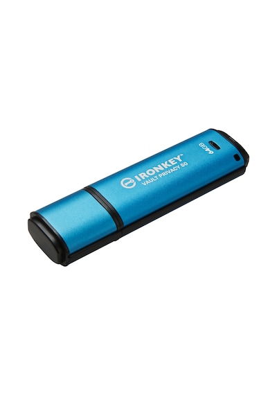 Kingston Ironkey Vault Privacy 50 64 GB AES-256 Şifreli USB Flash Bellek